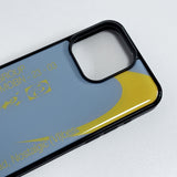Dusty, Nostalgic Vibes Phone Case (PowderBlue/Goldenrod)
