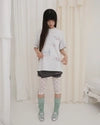 エプロンマイクロパンツ/ グレー