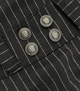 Antique button bootcut slacks