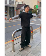 Hood layered long sleeve