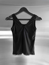 Pre-lace Trimmed Sleeveless