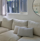 CREAM MINI CUSHION COVER (1PCS)