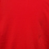 Red Round Short Sleeve Cardigan