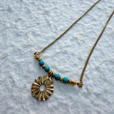Sun Vein Turquoise Necklace