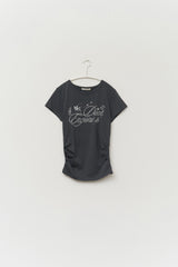 (W) Pixel Printed Top