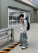Reflector Strap Cargo Denim PT - 1C