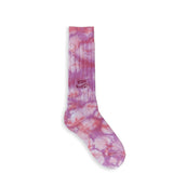 Dyed Cloud Logo Socks Pink