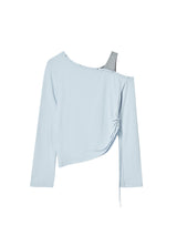 アイレットオフショルダー L/S (LIGHT BLUE)