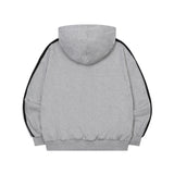ラリン トラックライン フード ジップアップ ユニセックス (2Color)
