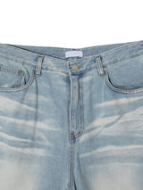 Split Bermuda Denim (3color)