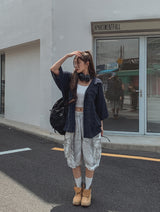 paint wide Big Cargo half pants