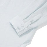 KIRSH PLAIN SEE THROUGH LOOSE FIT SHIRT - SKY 