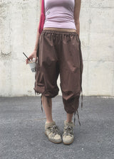 CARGO STRING BERMUDA PANTS (6color)