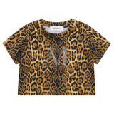 ジュビー レオパード ホットフィックス クロップT