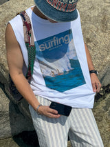 ASCLO サーフィンノースリーブTシャツ (2color)