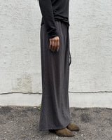 RAW EDGE LONG SKIRT (BLACK) WOMENS