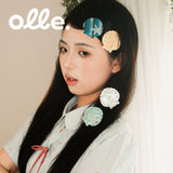 Olle. 鸥莉 オーリー アセテート素材 ハンドメイド シェルシルエットクリップ 上品 韓国風 ヘアアクセサリー