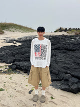 ザユニオングラフィック長袖Tシャツ (4 Colors)