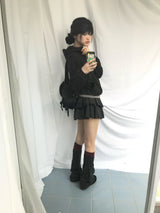ダブルフリルプリンテッドスカート