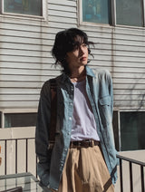 モリスツーポケットデニムシャツ