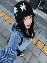 Sky Knit Two-Way Hood Zip-Up