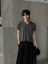 (Copy of) Board Layering Half T-shirt (round-neck)