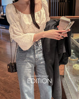 【MADE】Shirring blouse
