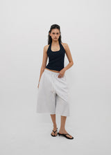 [B-BASIC] Mid-Sweat Cut-Out Bermuda Pants