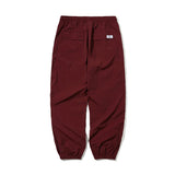 LIGHTWEIGHT LOGO JOGGER PANTS BLACK/BURGUNDY