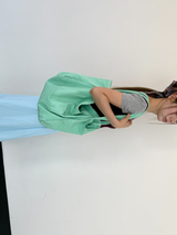 double waist pleats skirt