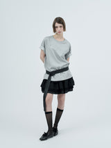 glitter star t-shirts / gray