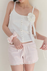 Sweet Dreams Button Cami Top (White)