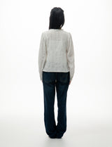  BETTY PINTUCK BLOUSE (WHITE)