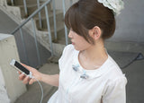 ボウ ウィング デコ キャップ × ホー (earphones, airpods ver)