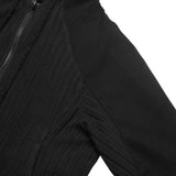 BEUTER® BLACK PANELED RIVERSIBLE HOODIE / BEUTER® ブラックパネル リバーシブルフーディ