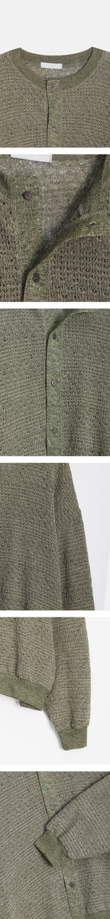[Unisex] Ethnic see though cardigan(3color)