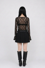 カウルネック レーストップス (BLACK)
