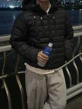 Tech multi-pocket hooded lightweight padding