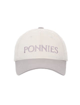 PONNIES キャップ (PINK GREY)