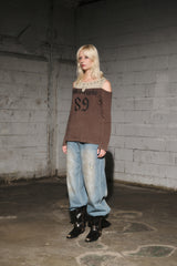 2 eyelet t (brown)