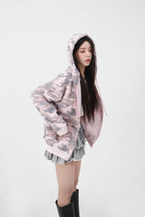 Lovely Hip Hood Zip-up