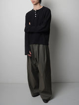 TP4 Waffle-Knit Henley Shirt