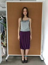 Draped balloon skirt (3color)