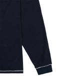 WAFFLE COZY L/S TEE_NAVY