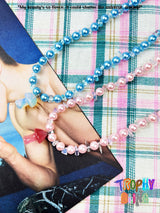 Pink Mushroom Necklace