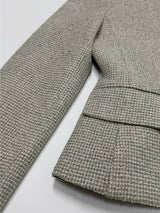 Blossom Square Neck Tweed Short Jacket