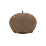 VA Stud Wool Combo Newsboy Cap / Camel