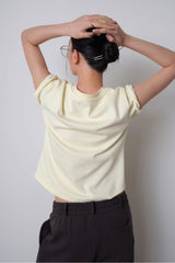Basic Short Sleeve Tee_Yellow