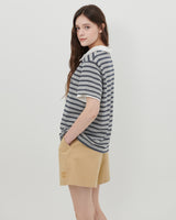 LETTERING PRINT SHORTS [BEIGE]