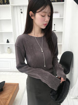 Nuit pleated top 